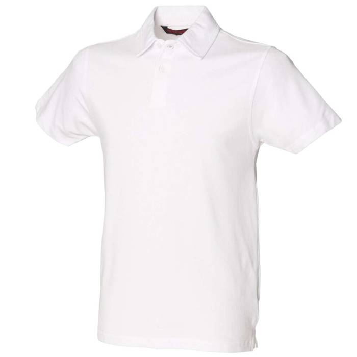 MODERN ESSENTIAL STRETCH POLO - White, #ffffff<br><small>UT-sf042wh-l</small>