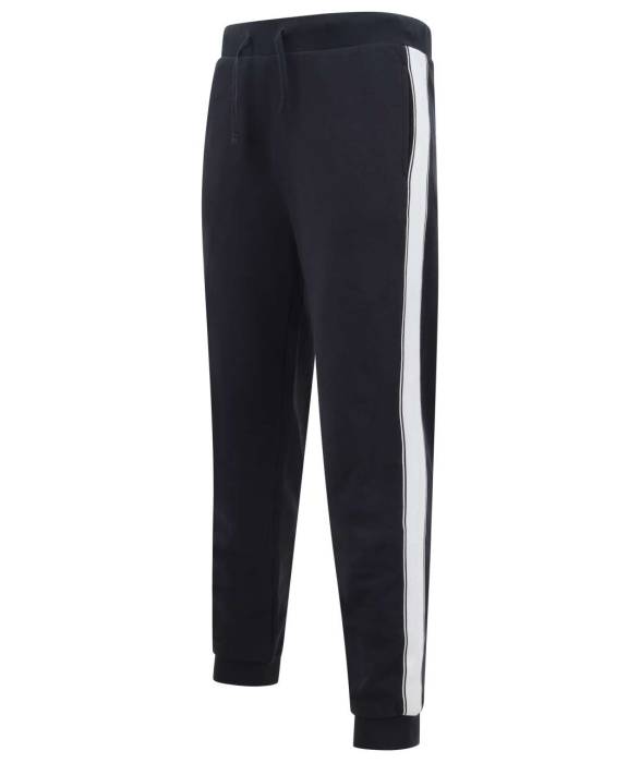 UNISEX CONTRAST JOGGERS - Navy/White, #262A42/#FFFFFF<br><small>UT-sf423nv/wh-2xl</small>