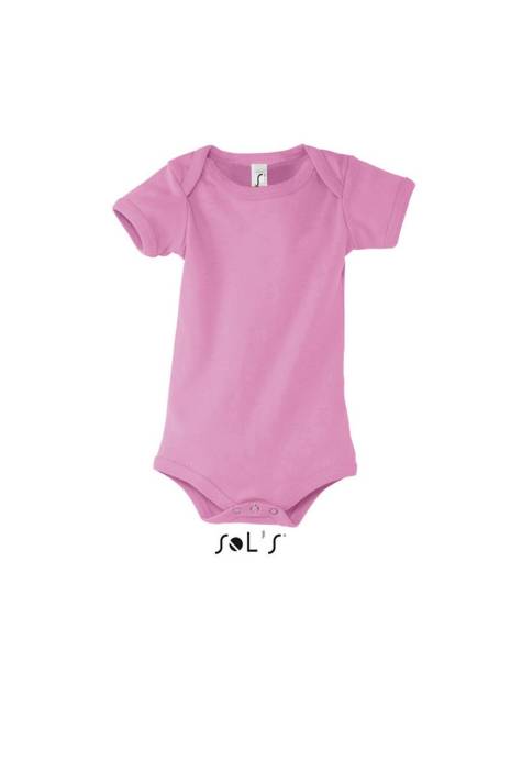 SOL`S BAMBINO - BABY BODYSUIT - Orchid Pink, #E6649C<br><small>UT-so00583op-12/18m</small>