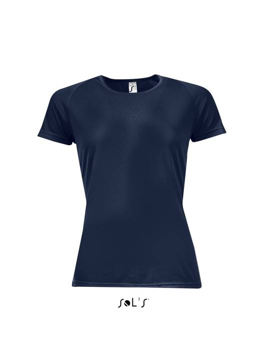 SOL`S SPORTY WOMEN - RAGLAN-SLEEVED T-SHIRT - French Navy, #092A3C<br><small>UT-so01159fn-l</small>