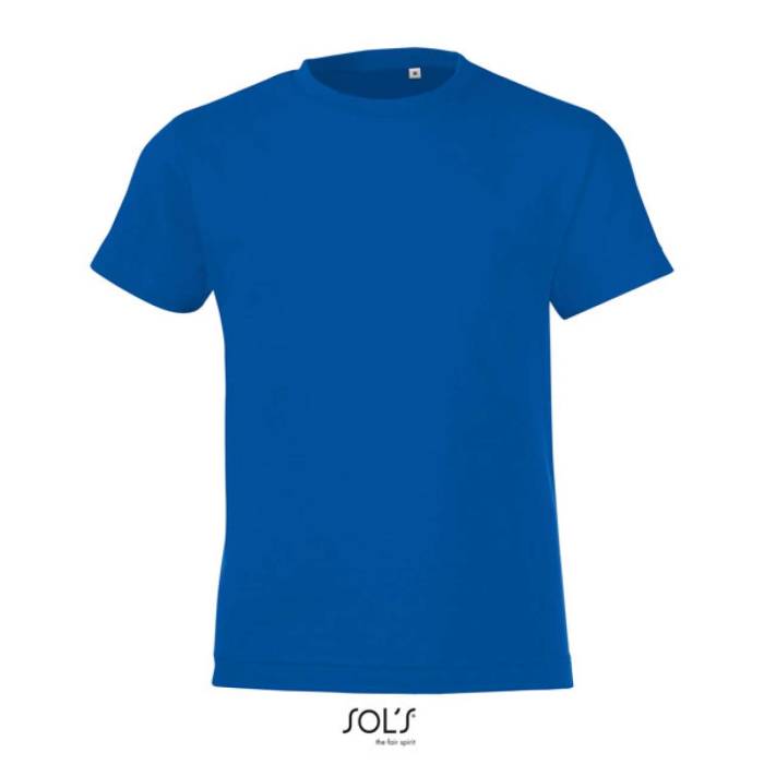 SOL`S REGENT FIT KIDS - ROUND NECK T-SHIRT - Royal Blue, #00428E<br><small>UT-so01183ro-10a</small>