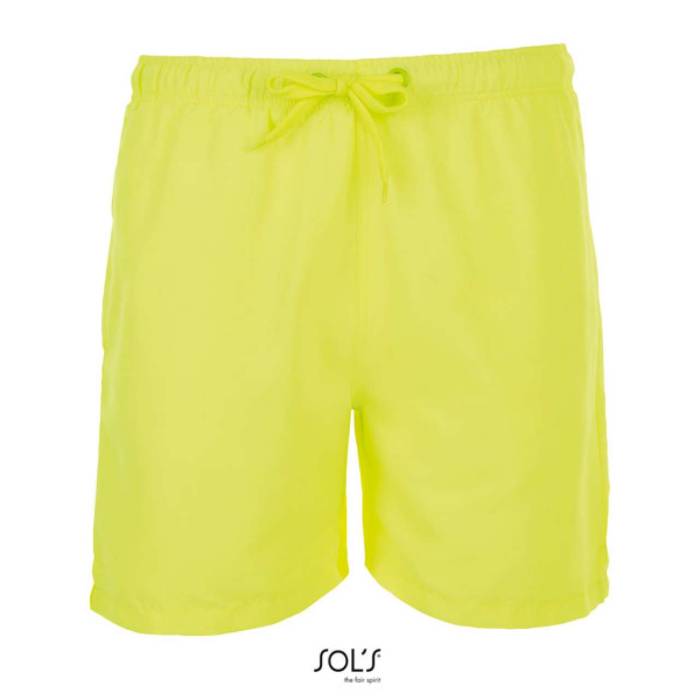 SOL`S SANDY - MEN`S SWIM SHORTS - Neon Yellow, #DDE128<br><small>UT-so01689ney-2xl</small>