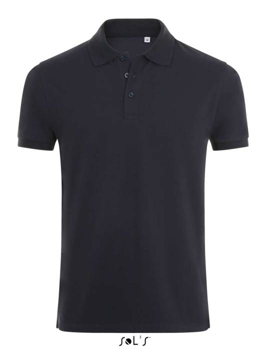 SOL`S PHOENIX MEN - COTTON-ELASTANE POLO SHIRT - French Navy, #092A3C<br><small>UT-so01708fn-s</small>