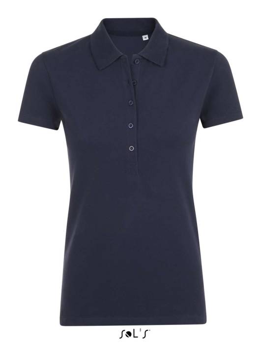 SOL`S PHOENIX WOMEN - COTTON-ELASTANE POLO SHIRT - French Navy, #092A3C<br><small>UT-so01709fn-s</small>
