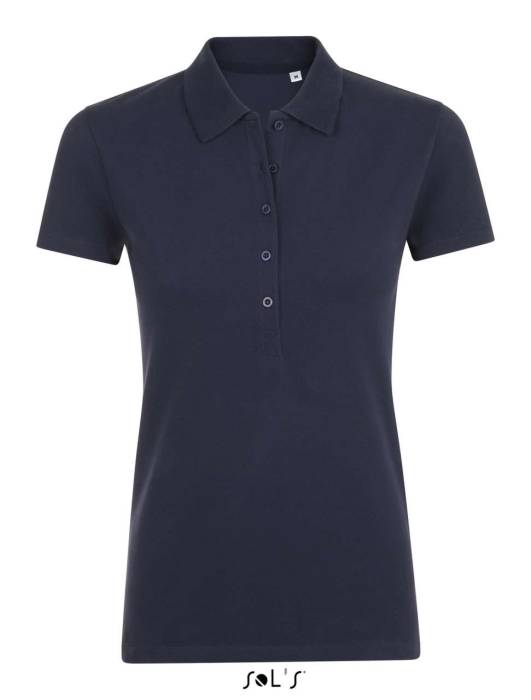 SOL`S PHOENIX WOMEN - COTTON-ELASTANE POLO SHIRT - French Navy, #092A3C<br><small>UT-so01709fn-xl</small>