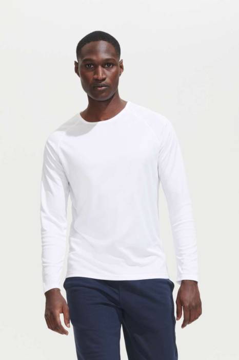 SOL`S SPORTY LSL MEN - LONG-SLEEVE SPORTS T-SHIRT - French Navy, #092A3C<br><small>UT-so02071fn-2xl</small>