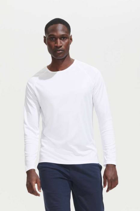 SOL`S SPORTY LSL MEN - LONG SLEEVE SPORTS T-SHIRT - French Navy, #092A3C<br><small>UT-so02071fn-s</small>