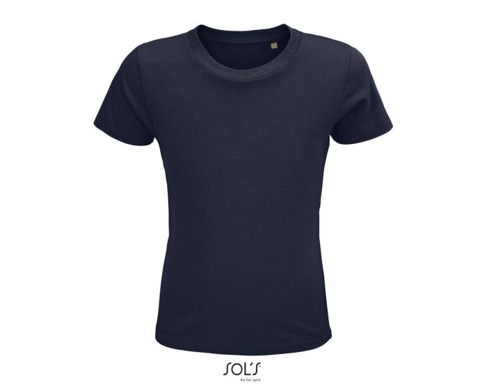 SOL`S CRUSADER KIDS - ROUND-NECK FITTED JERSEY T-SHIRT - French Navy, #092A3C<br><small>UT-so03580fn-10a</small>