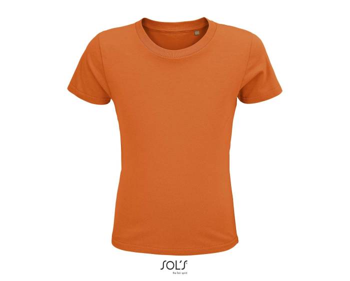 SOL`S CRUSADER KIDS - ROUND-NECK FITTED JERSEY T-SHIRT - Orange, #E3520D<br><small>UT-so03580or-10a</small>