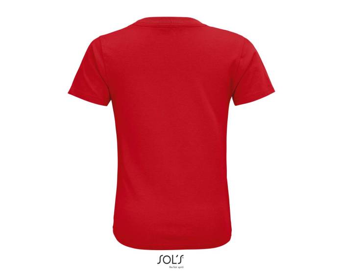 SOL`S CRUSADER KIDS - ROUND-NECK FITTED JERSEY T-SHIRT - Red, #BB0020<br><small>UT-so03580re-10a</small>