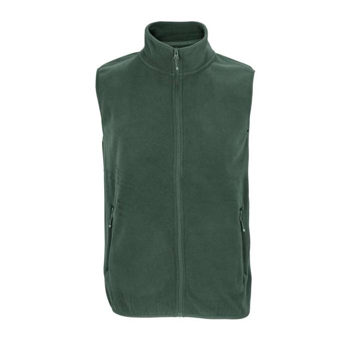 SOL`S FACTOR BW - UNISEX MICROFLEECE ZIP BODYWARMER - Forest Green, #565B37<br><small>UT-so03822fo-3xl</small>