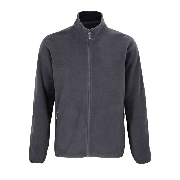 SOL`S FACTOR MEN - MICROFLEECE ZIP JACKET - Charcoal Grey, #1D1C29<br><small>UT-so03823ch-2xl</small>