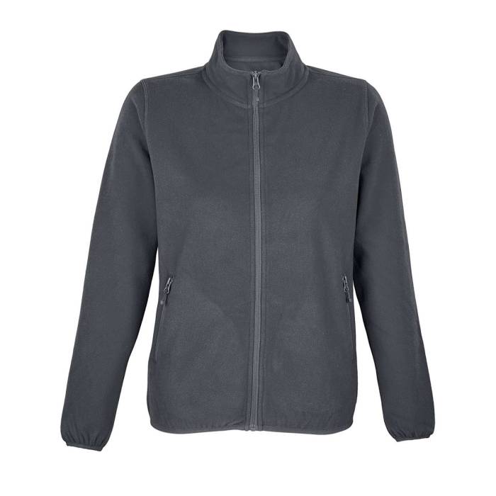 SOL`S FACTOR WOMEN - MICROFLEECE ZIP JACKET - Charcoal Grey, #1D1C29<br><small>UT-so03824ch-l</small>