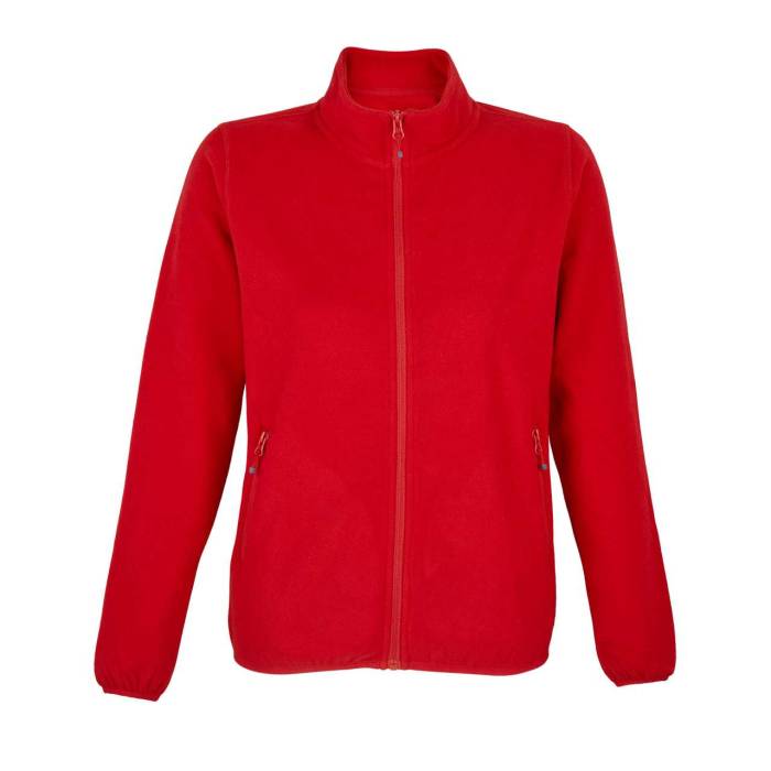 SOL`S FACTOR WOMEN - MICROFLEECE ZIP JACKET - Red, #BB0020<br><small>UT-so03824re-l</small>