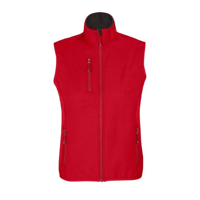 SOL`S FALCON BW WOMEN - SOFTSHELL BODYWARMER - Pepper Red, #AB002D<br><small>UT-so03826pre-2xl</small>