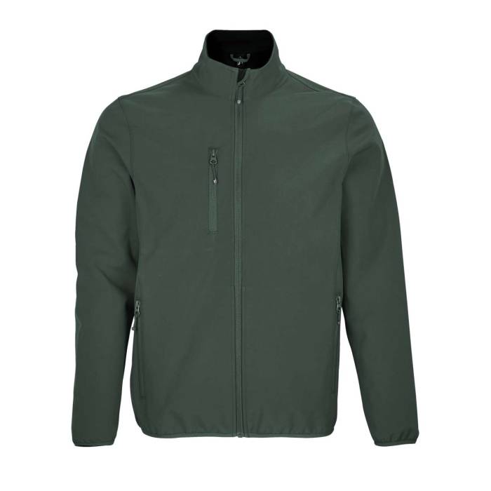 SOL`S FALCON MEN - SOFTSHELL ZIP JACKET - Forest Green, #565B37<br><small>UT-so03827fo-2xl</small>