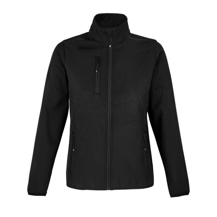 SOL`S FALCON WOMEN - SOFTSHELL ZIP JACKET - Black, #1A171B<br><small>UT-so03828bl-2xl</small>