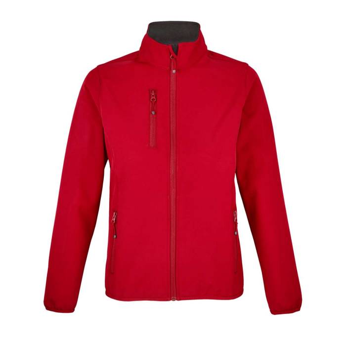 SOL`S FALCON WOMEN - SOFTSHELL ZIP JACKET - Pepper Red, #AB002D<br><small>UT-so03828pre-2xl</small>