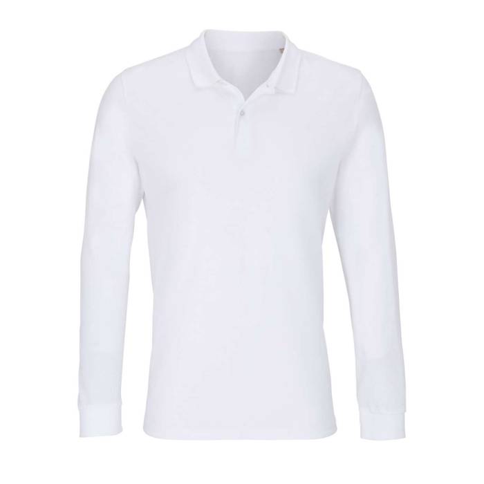 SOL`S PLANET LSL - UNISEX LONG SLEEVE POLO SHIRT - White, #FFFFFF<br><small>UT-so04241wh-xl</small>