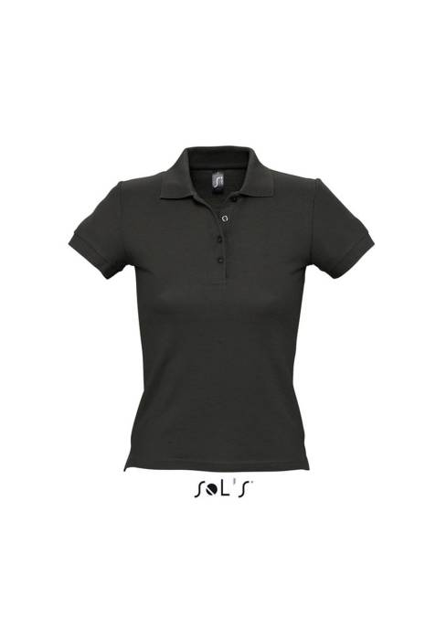 SOL`S PEOPLE - WOMEN`S POLO SHIRT - Black, #1A171B<br><small>UT-so11310bl-2xl</small>