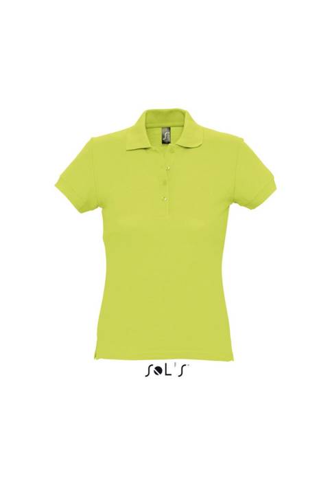 SOL`S PASSION - WOMEN`S POLO SHIRT - Apple Green, #BECF39<br><small>UT-so11338ag-2xl</small>