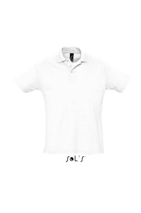 SOL`S SUMMER II - MEN`S POLO SHIRT - White, #FFFFFF<br><small>UT-so11342wh-3xl</small>
