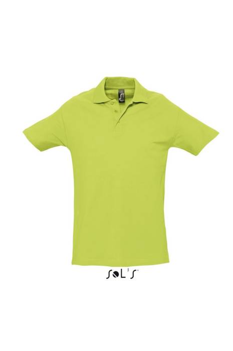 SOL`S SPRING II - MEN’S PIQUE POLO SHIRT - Apple Green, #BECF39<br><small>UT-so11362ag-l</small>
