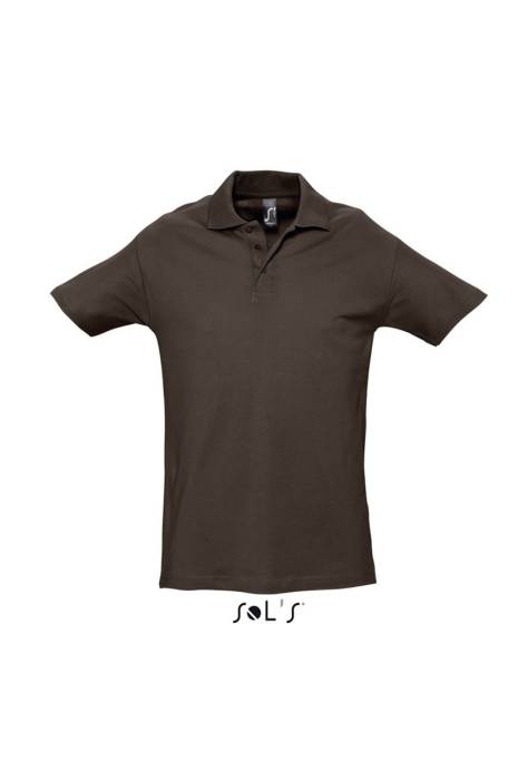 SOL`S SPRING II - MEN’S PIQUE POLO SHIRT - Chocolate, #251A16<br><small>UT-so11362co-l</small>