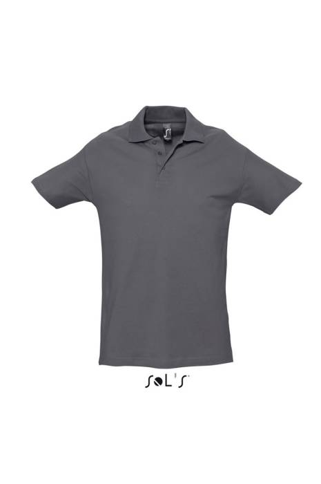 SOL`S SPRING II - MEN’S PIQUE POLO SHIRT - Mouse Grey, #42454c<br><small>UT-so11362mg-l</small>