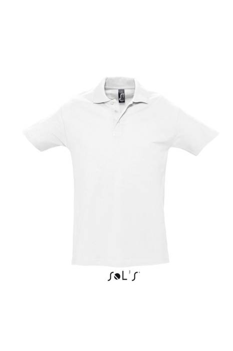 SOL`S SPRING II - MEN’S PIQUE POLO SHIRT - White, #FFFFFF<br><small>UT-so11362wh-2xl</small>