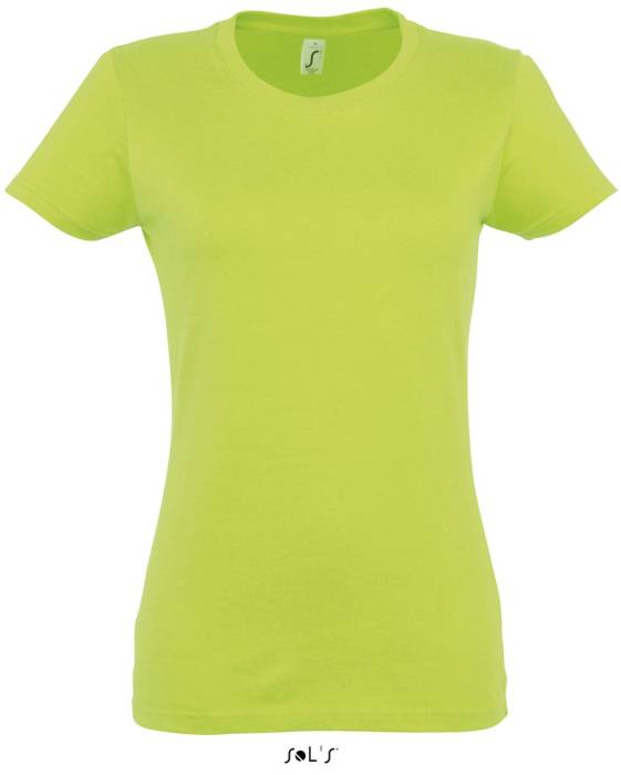 SOL`S IMPERIAL WOMEN - KÖRNYAKÚ POLÓ - Apple Green, #BECF39<br><small>UT-so11502ag-2xl</small>