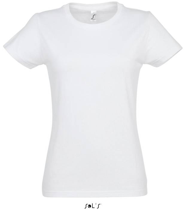 SOL`S IMPERIAL WOMEN - KÖRNYAKÚ POLÓ - Absolute White, #FFFFFF<br><small>UT-so11502awh-3xl</small>