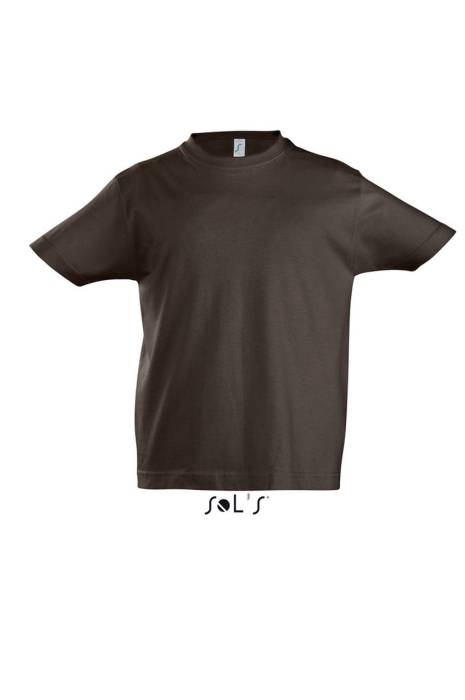 SOL`S IMPERIAL KIDS - ROUND NECK T-SHIRT - Chocolate, #251A16<br><small>UT-so11770co-10a</small>