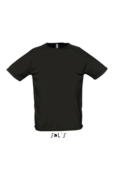 SOL`S SPORTY - RAGLAN SLEEVED T-SHIRT - Black, #1A171B<br><small>UT-so11939bl-l</small>