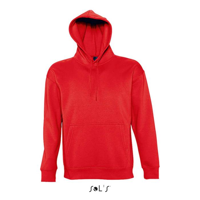 SOL`S SLAM UNISEX HOODED SWEATSHIRT - Red, #BB0020<br><small>UT-so13251re-s</small>