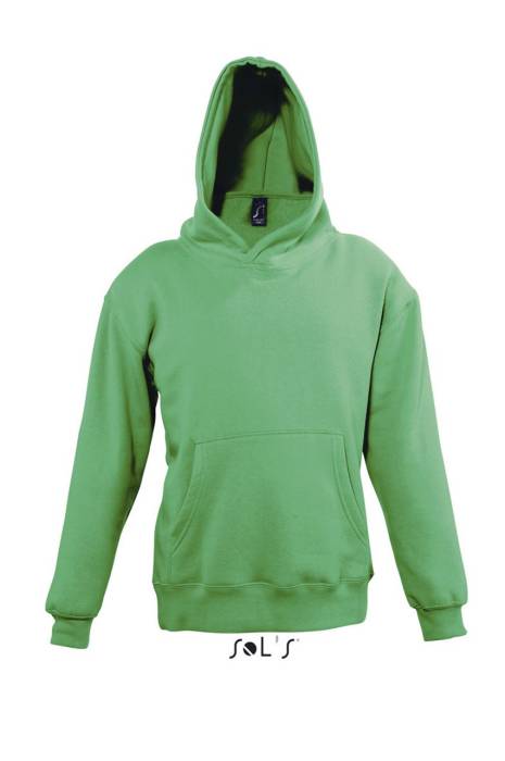 SOL`S SLAM KIDS HOODED SWEAT-SHIRT - Kelly Green, #0F7A37<br><small>UT-so13255kl-10a</small>
