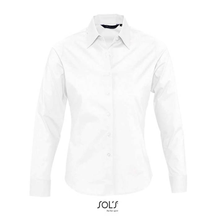 SOL'S EDEN - LONG SLEEVE STRETCH WOMEN'S SHIRT