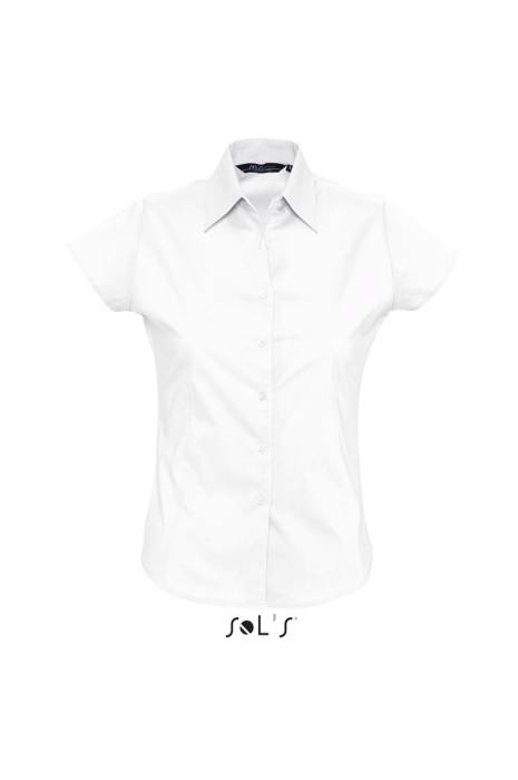 SOL`S EXCESS - SHORT SLEEVE STRETCH WOMEN`S SHIRT - White, #FFFFFF<br><small>UT-so17020wh-2xl</small>