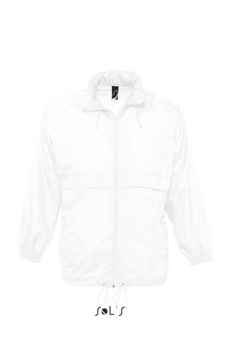 SOL`S SURF - UNISEX WATER REPELLENT WINDBREAKER - White, #FFFFFF<br><small>UT-so32000wh-xs</small>