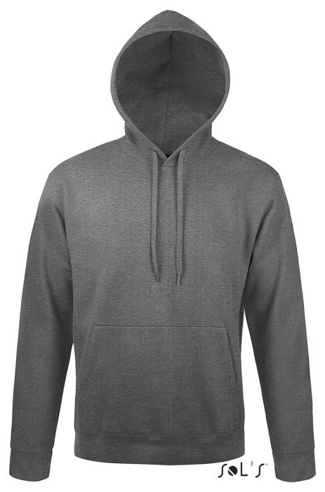 SOL`S SNAKE - UNISEX HOODED SWEATSHIRT - Charcoal Melange, #3C4552<br><small>UT-so47101chme-l</small>