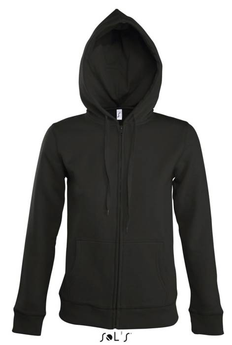 SOL`S SEVEN WOMEN - JACKET WITH LINED HOOD - Black, #1A171B<br><small>UT-so47900bl-l</small>