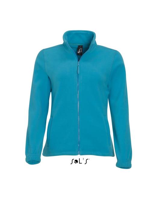 SOL`S NORTH WOMEN - ZIPPED FLEECE JACKET - Aqua, #006D9E<br><small>UT-so54500aq-xl</small>