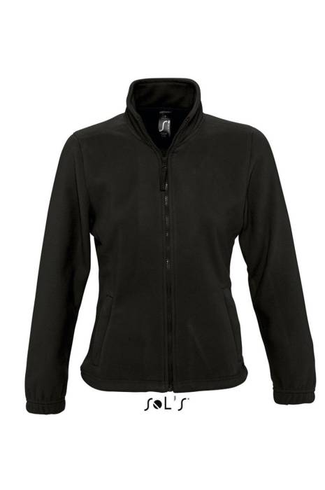 SOL`S NORTH WOMEN - ZIPPED FLEECE JACKET - Black, #1A171B<br><small>UT-so54500bl-2xl</small>