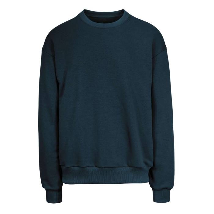 365 - DIAGONAL FRENCH TERRY CREWNECK SWEATSHIRT - Navy, #092D47<br><small>UT-ve835tnv-2xl</small>