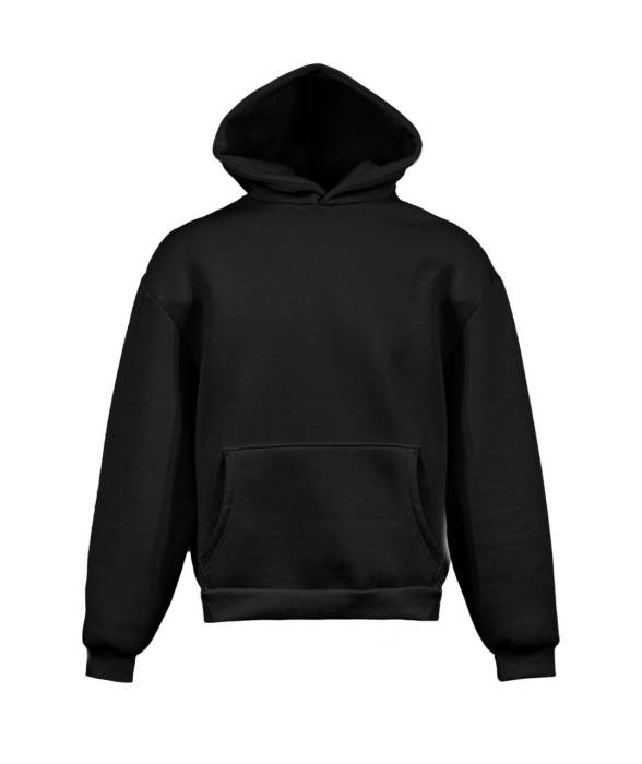 BOXY - SOFT HOODED SWEATSHIRT - Black, #000000<br><small>UT-ve889tbl-s</small>