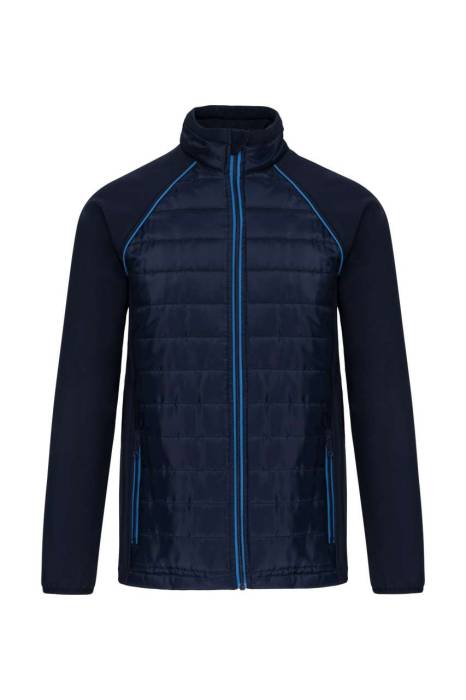 UNISEX DUAL-FABRIC DAYTODAY JACKET - Navy/Silver, #021E2F/#AEA8A5<br><small>UT-wk6147nv/si-2xl</small>