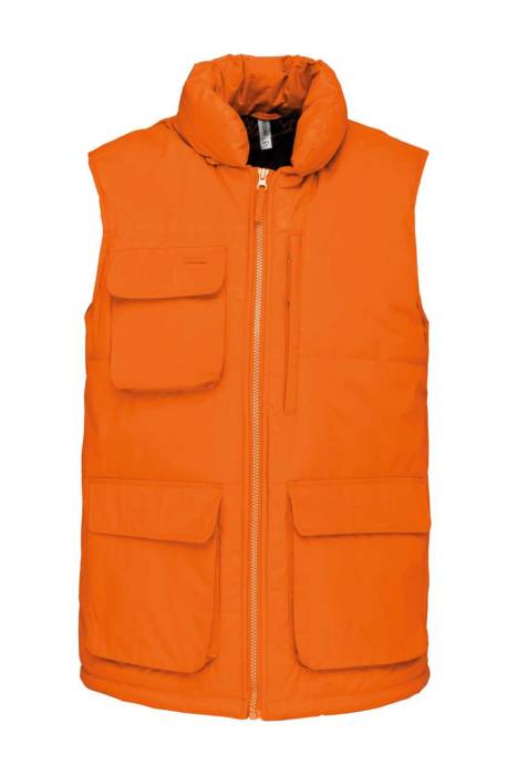 QUILTED BODYWARMER - Orange, #FF6308<br><small>UT-wk615or-2xl</small>