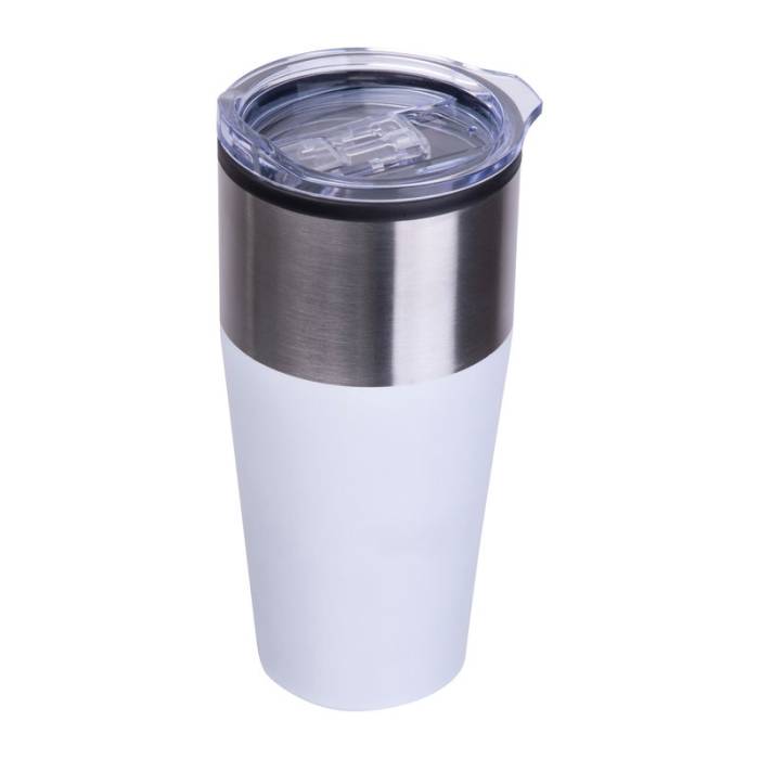 Termoszbögre műanyag belsővel, 600 ml