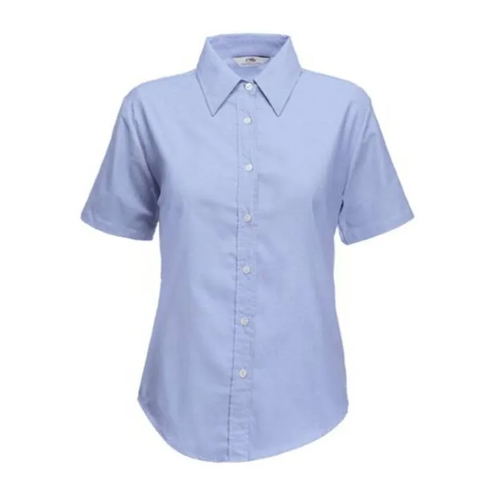 LADY FIT SHORT SLEEVE OXFORD SHIRT