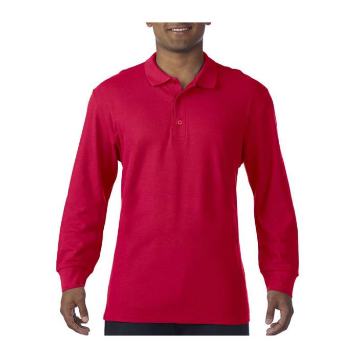 PREMIUM COTTON® ADULT LONGSLEEVE DOUBLE PIQUÉ POLO